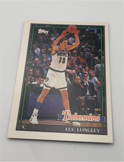 1992-93 Topps Archives #145 Luc Longley — front