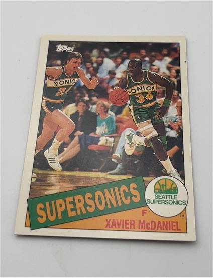 1992-93 Topps Archives #69 Xavier McDaniel Seattle Supersonics — front