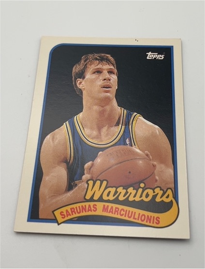 1992-93 Topps Archives #124 Sarunas Marciulionis — front