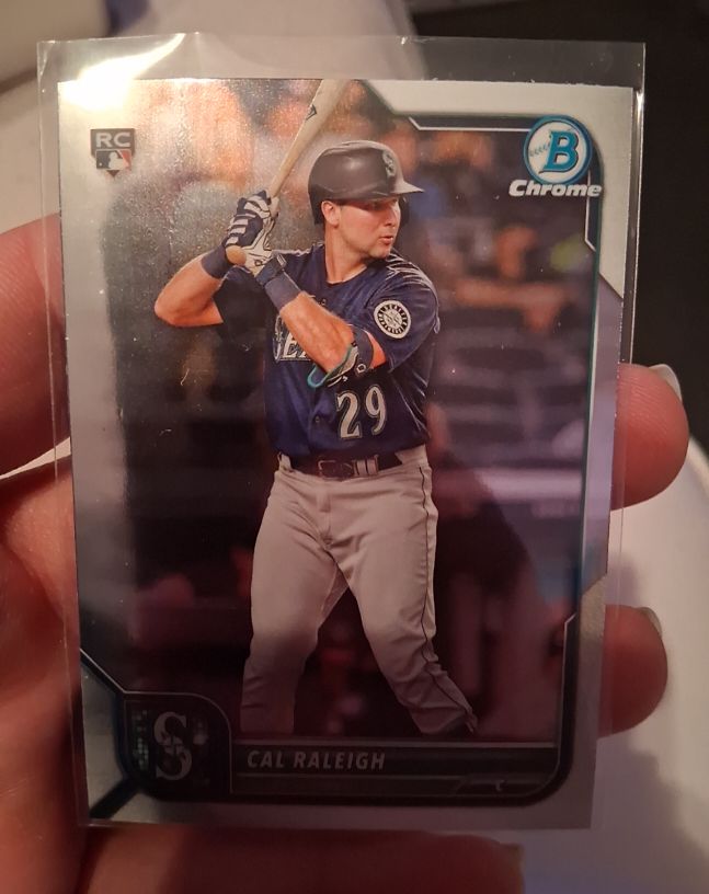 2022 Bowman Chrome #51 Cal Raleigh — front