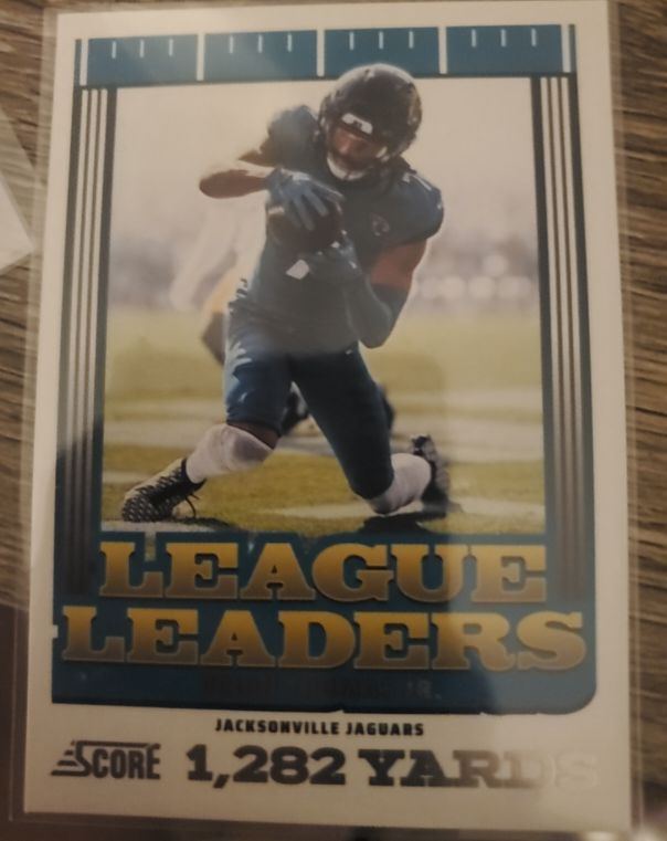 2025 Panini Score #13 Brian Thomas Jr. League Leaders — front