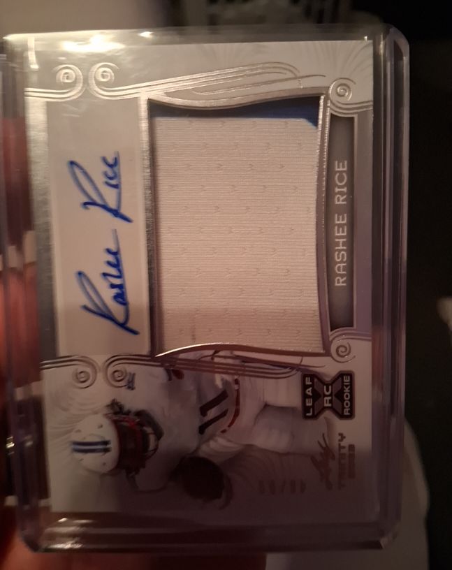 2023 Leaf Trinity #PA-RR1 Rashee Rice — front