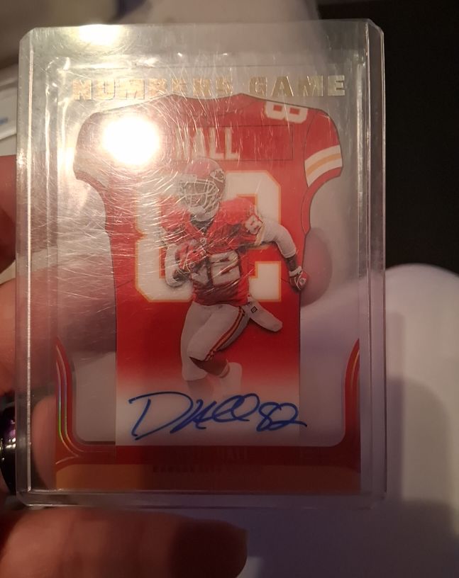 2022 Panini Contenders Numbers Game #NG-DHA Dante Hall — front