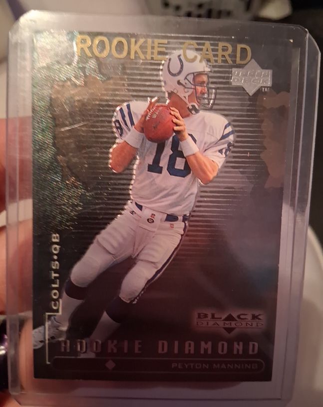 1998 Upper Deck Black Diamond #91 Peyton Manning — front