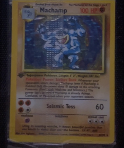 1999 Pokemon #8 Machamp Base Set — front