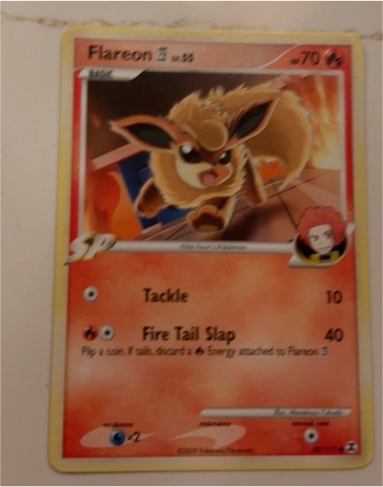 2009 Pokémon #60 Flareon — front