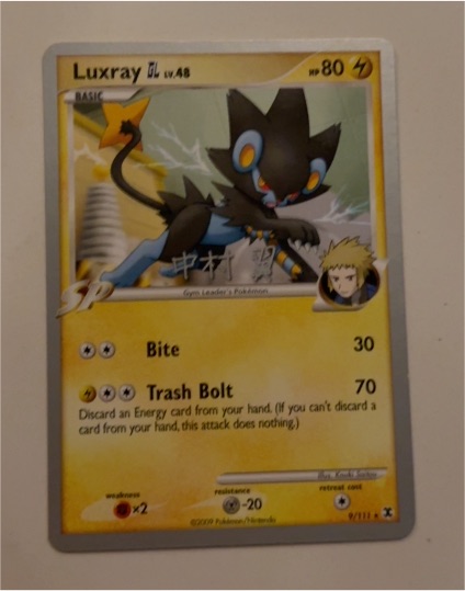 2009 Pokémon World Championships #9 Luxray GL — front
