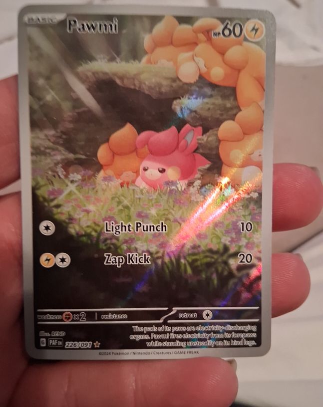 2024 Pokémon Paldean Fates #226 Pawmi — front