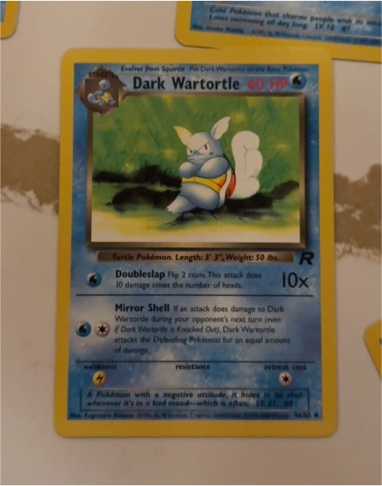 1999 Team Rocket #46 Dark Wartortle — front
