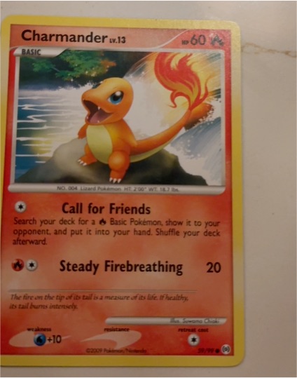 2009 Pokémon Platinum Arceus #59 Charmander — front