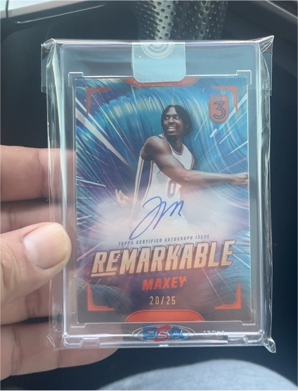 2023-24 Topps 3 #3 Tyrese Maxey Remarkable — front