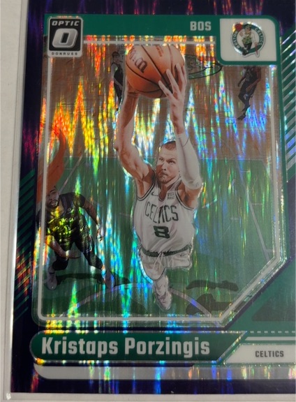 2024-25 Donruss Optic #BOS Kristaps Porzingis — front