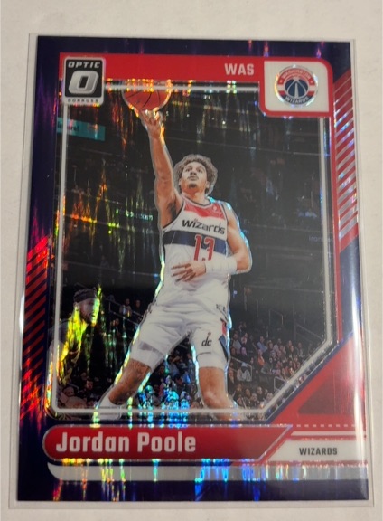 2024-25 Panini Donruss Optic #192 Jordan Poole — front