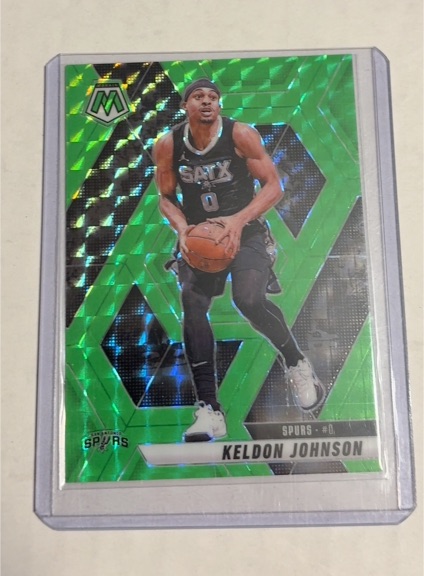 2024-25 Panini Mosaic #9 Keldon Johnson — front
