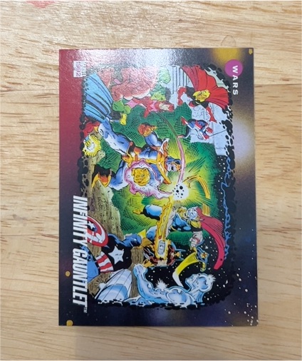 1992 Impel Marvel Universe #189 Infinity Gauntlet — front