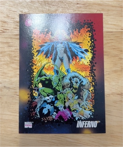 1992 Impel Marvel Universe Series 3 #188 Inferno — front