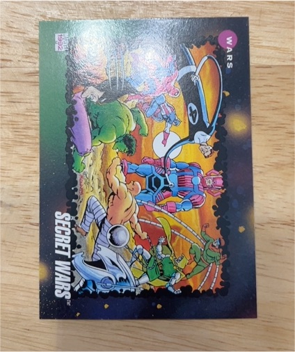 1992 Impel Marvel Universe #187 Secret Wars — front