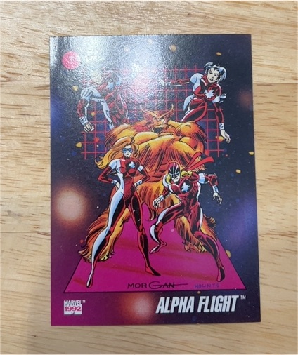 1992 Impel Marvel Universe Series 3 #175 Alpha Flight — front