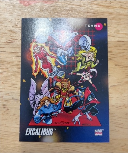 1992 Impel Marvel Universe Series 3 #180 Excalibur — front