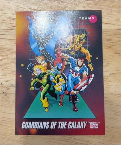 1992 Impel Marvel Universe Series 3 #178 Guardians of the Galaxy Teams — front