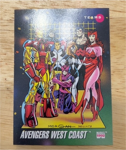 1992 Impel Marvel Universe Series 3 #176 Avengers West Coast — front