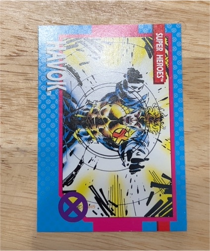 1992 Impel The Uncanny X-Men #3 Havok — front