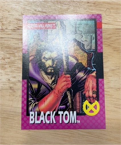 1992 Impel Marvel X-Men Super-Villains #61 Black Tom Cassidy — front