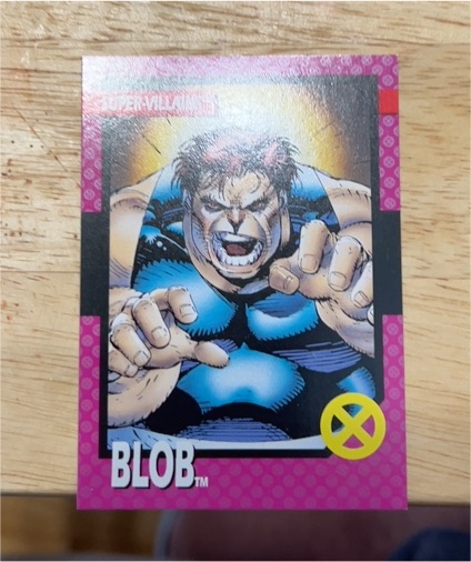 1992 Impel Marvel X-Men #57 Blob — front