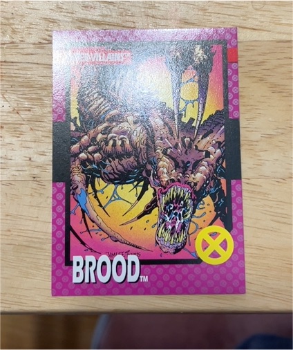 1992 Impel Marvel Super Villains #56 Brood — front