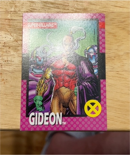 1992 Impel Marvel Super-Villains #48 Gideon — front