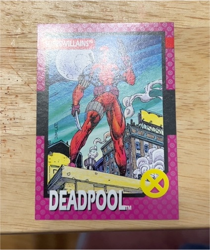 1992 Impel Marvel Super-Villains #43 Deadpool — front