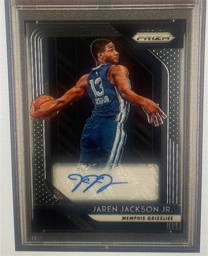 2018-19 Panini Prizm Rookie Signatures #RS-JJJ Jaren Jackson Jr. — front