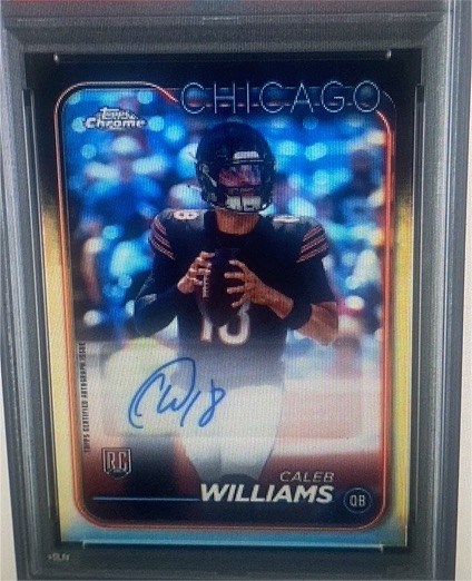 2024 Topps Chrome #202 Caleb Williams — front