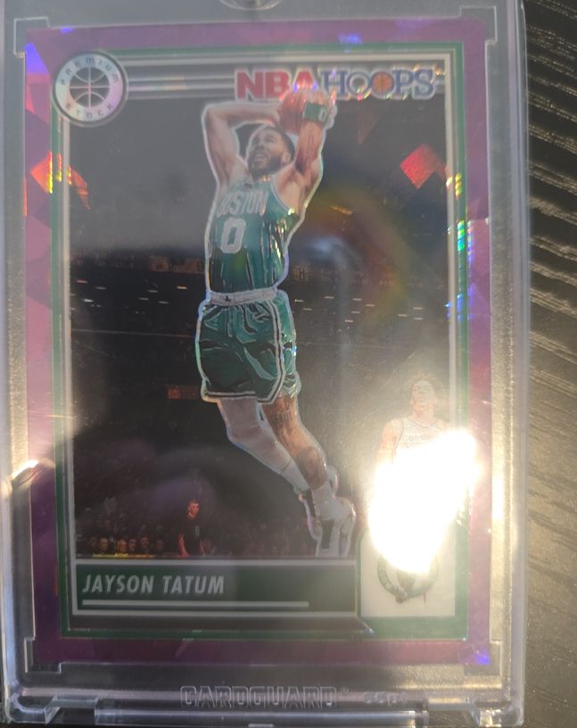 2023-24 Panini NBA Hoops Premium Stock #265 Jayson Tatum — front