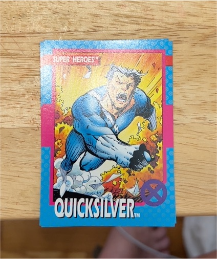 1992 Impel Marvel X-Men #35 Quicksilver — front