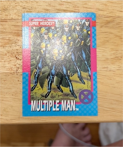1992 Impel Marvel Super Heroes #34 Multiple Man — front