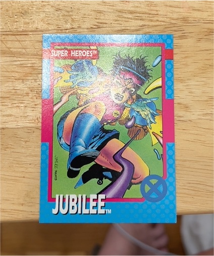 1992 Impel Marvel X-Men Super-Heroes #29 Jubilee — front