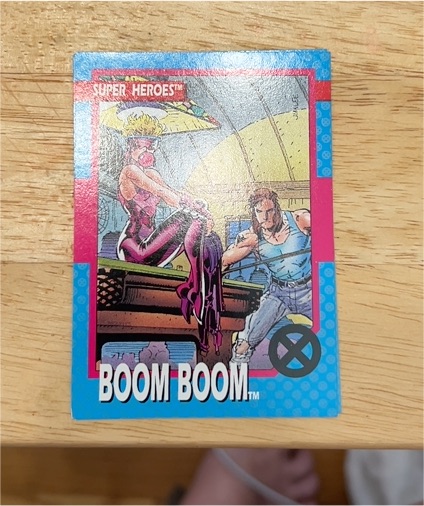 1992 Impel Marvel X-Men #28 Boom-Boom — front