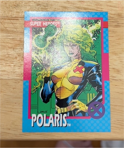 1992 Impel Marvel X-Men Super Heroes #27 Polaris — front
