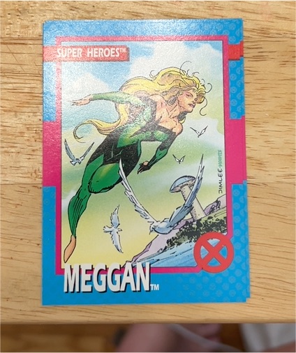 1992 Impel Marvel X-Men Super-Heroes #15 Meggan — front