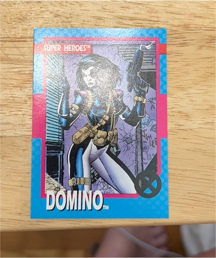1992 Impel Marvel X-Men Series 1 #13 Domino — front