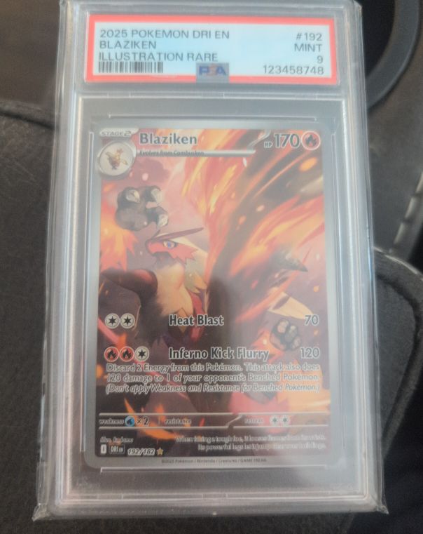 2025 Pokemon Destined Rivals #192 Blaziken Illustration Rare — front