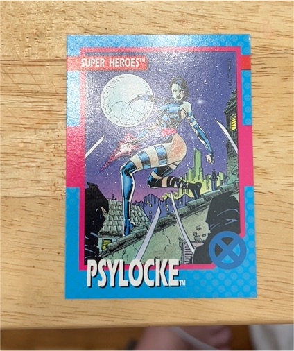 1992 Impel Marvel X-Men Series 1 #12 Psylocke — front