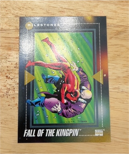 1992 Impel Marvel Universe Series 3 #198 Fall of the Kingpin — front