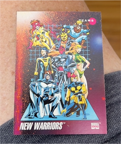 1992 Impel Marvel Universe Series 3 #174 New Warriors — front