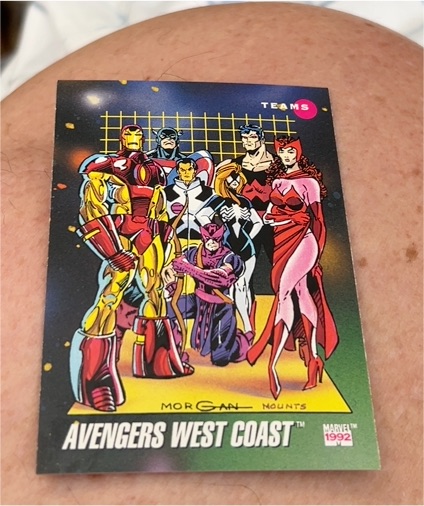 1992 Impel Marvel Universe Series 3 #176 Avengers West Coast — front
