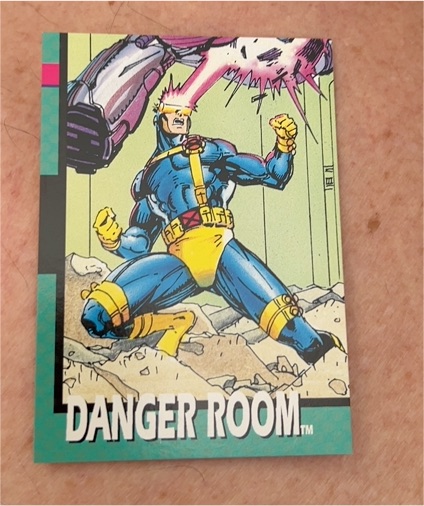 1992 Impel Marvel X-Men Danger Room #97 Cyclops — front