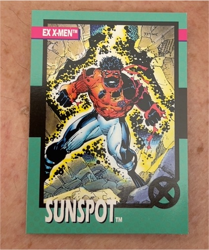 1992 Impel Marvel X-Men #81 Sunspot — front
