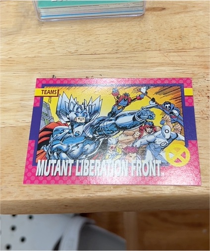 1992 Impel Marvel X-Men Series 1 #77 Mutant Liberation Front — front