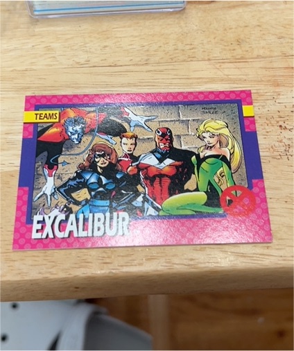 1992 Impel Marvel X-Men Series 1 #75 Excalibur — front